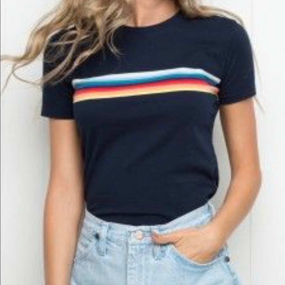 Pacsun rainbow striped shirt 🌈
